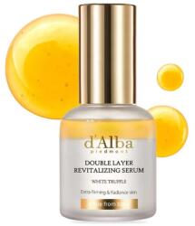 d'Alba White Truffle Double Layer Revitalizing Serum revitalizáló szérum fehér szarvasgombával, 30 ml