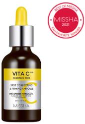 Missha Vita C Plus Spot Correcting & Firming Ampoule folthalványító és feszesítő ampulla, 30 ml