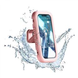 Techsuit Suport pentru Telefon Retractabil, Impermeabil - Techsuit (LC-999) - Pink (KF2332734)