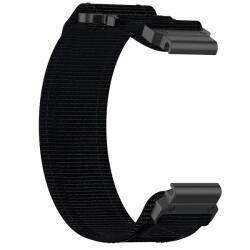 Techsuit Curea pentru Garmin Fenix 5/5 Plus 6/6 Pro/7/Forerunner 935/945/955/Approach S60/S62 - Techsuit Watchband QuickFit (W057) - Black (KF2334788) - casacuhuse