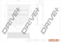 Dr! ve+ Filtru aer Dr! ve+ DP1110.10. 0610 (DP1110.10.0610) - automobilus