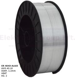 Elektróda Group Huzalelektróda AlSi5 1.2mm/2kg (200mm)