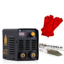 IWELD GORILLA MICROFORCE 120 VRD hegesztő inverter (110A) csomagban (80MROFRC120Au)