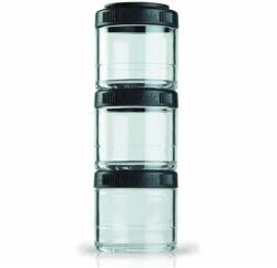 BlenderBottle - Gostak - 3 Részes Tároló Doboz Szett - 3x100 Ml - Black/fekete