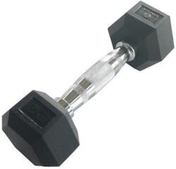 Sveltus - Hexagonal Dumbbell - Hex Hatszögletű Egykezes Gumírozott Fix Edzőtermi Kézisúlyzó - 2 K