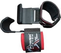 Power System - Hardcore Lifting Hooks Ps3310 - Erősítő Kampó Tépőzáras Csuklószorítóval