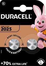 Duracell CR2025 gombelem 3V Lithium (2 darabos szett)