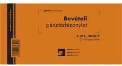 Bevételi pénztárbizonylat 25x3 -B. 318-102/A/V- 40tömb/cs
