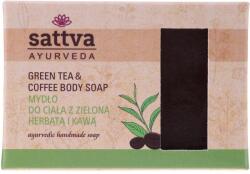 SATTVA Testszappan - Sattva Ayurveda Green Tea & Coffee Body Soap 125 g