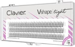 Clavier Műszempillák, 14 mm - Clavier V-Shape Light Eyelashes