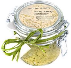 Natural Secrets Cukor testradír dinnyével és zöld teával - Natural Secrets Green Tea Scrub 250 ml