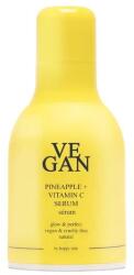 Vegan By Happy Skin Fényesítő arcszérum ananász kivonattal és C-vitaminnal - Vegan By Happy Skin Pineapple + Vitamin C Serum 30 ml