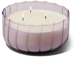 Paddywax Świeca zapachowa Słony irys - Paddywax Ripple Glass Candle Salted Iris 128 g