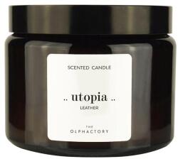 Ambientair Illatgyertya üvegben - Ambientair The Olphactory Utopia Leather Candle 360 g