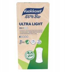 Vuokkoset Wkładki higieniczne, 24 szt. - Vuokkoset 100% Bio Ultra Light 24 db