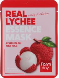 FarmStay Szövetmaszk lychee kivonattal - FarmStay Real Lychee Essence Mask 23 ml