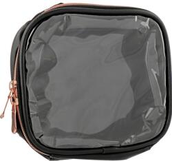 Inglot Utazási kozmetikai táska - Inglot Travel Makeup Bag Small Black & Rose Gold