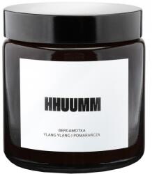 HHUUMM Természetes szója gyertya bergamott, ylang-ylang, narancs illattal - Hhuumm 120 ml