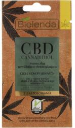 Bielenda Arcmaszk zsíros és kombinált bőrre - Bielenda CBD Cannabidiol Moisturizing & Detoxifying Mask 8 g