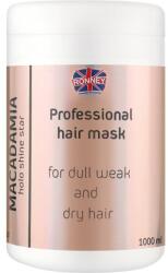 RONNEY Aajmaszk makadámiaolajjal - Ronney Professional Holo Shine Star Macadamia Mask 1000 ml