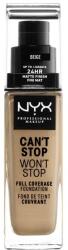 NYX Professional Makeup Sminkalap - NYX Professional Makeup Can't Stop Won't Stop Full Coverage Foundation Honey