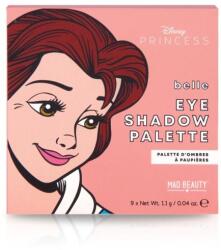 Mad Beauty Szemhéjfesték paletta Belle - Mad Beauty Disney POP Princess Mini Belle Eyeshadow Palette 9 x 1.1 g