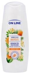 On Line Tusfürdő Vanília és méz - On Line Vanilla&Honey Creamy Shower Gel 400 ml