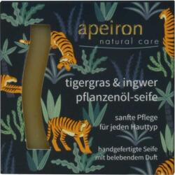 Apeiron Szappan növényi olajjal Tigrisfű és gyömbér - Apeiron Plant Oil Soap Tiger Grass & Ginger 100 g