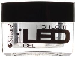 Silcare Körömépítő zselé, fehér - Silcare High Light LED White 30 g