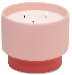 Paddywax Duftkerze 3 Dochte Prickelnde Grapefruit - Paddywax Colour Block Ceramic Candle Pink Sparkling Grapefruit 453 g