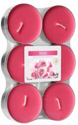 BISPOL Gyertya szett Rose - Bispol Rose Maxi Scented Candles 6 db