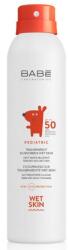 Babe Laboratorios Gyerek napvédő spray SPF 50+ - Babe Laboratorios Pediatric Wet Skin 200 ml