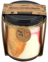 Mia box Illatosított márványgyertya Karamell borssal - Miabox Candle 350 g