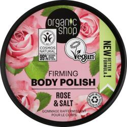 Organic Shop Testradír Rózsa és só - Organic Shop Rose & Salt Body Polish 250 ml