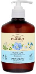 Green Pharmacy Folyékony szappan Kamilla és len - Green Pharmacy Chamomile And Flax Liquid Smoothing Soap 460 ml