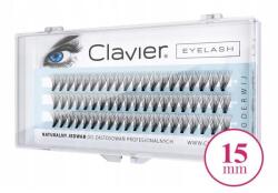 Clavier Műszempilla, 15 mm - Clavier Eyelash 60 db