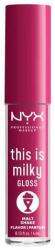 NYX Cosmetics Ajakfény - NYX Professional Makeup This is Milky Gloss Milkshakes 15 - Mint Choc Chip Shake