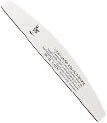 Peggy Sage Kétoldalas körömreszelő 180/180, fehér - Peggy Sage 2-way Washable Half-Moon Medium Nail File