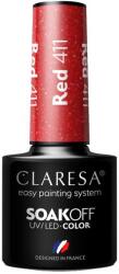 Claresa Gél-lakk körömre - Claresa Red SoakOff UV/LED Color 439