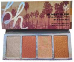 BH Cosmetics Highlighter paletta - BH Cosmetics Los Angeles Sunset Glow Highlight Palette Island Fling 13.6 g