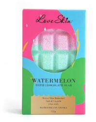 Love Skin Csokoládé fürdéshez - Love Skin Watermelon Bath Chocolate Slab 120 g