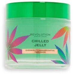 Revolution Skincare Arcmaszk - Revolution Skincare Good Vibes Chilled Jelly Cannabis Sativa Overnight Mask 120 ml