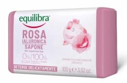 Equilibra Rózsaszappan hialuronsavval - Equilibra Hyaluronic Rose Soap 100 g