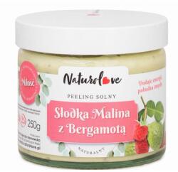 Naturolove Peeling solny Słodka malina z bergamotką - Naturolove Salt Peeling 80 g