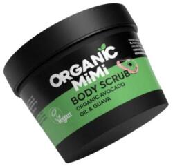 ORGANIC MIMI Avokádó és guava testradír - Organic Mimi Body Scrub Avocado & Guava 120 g