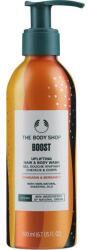 The Body Shop Vegán frissítő gél hajra és testre - The Body Shop Boost Uplifting Hair & Body Wash Mandarin Bergamot Vegan 200 ml