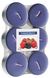 BISPOL Gyertya készlet „Erdei gyümölcsök - Bispol Forest Fruits Maxi Scented Candles 6 db