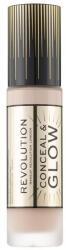 Makeup Revolution Alapozó - Makeup Revolution Conceal & Glow Foundation F8