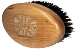 Ronney Professional Fa szakállkefe természetes sörtékkel, világos - Ronney Professional Barber Big Brush