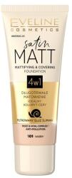 Eveline Cosmetics Matt alapozó - Eveline Cosmetics Satin Matt Mattifying Foundation 101-Ivory